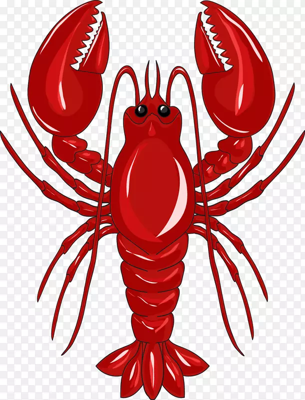 龙虾蟹夹艺术-红龙虾