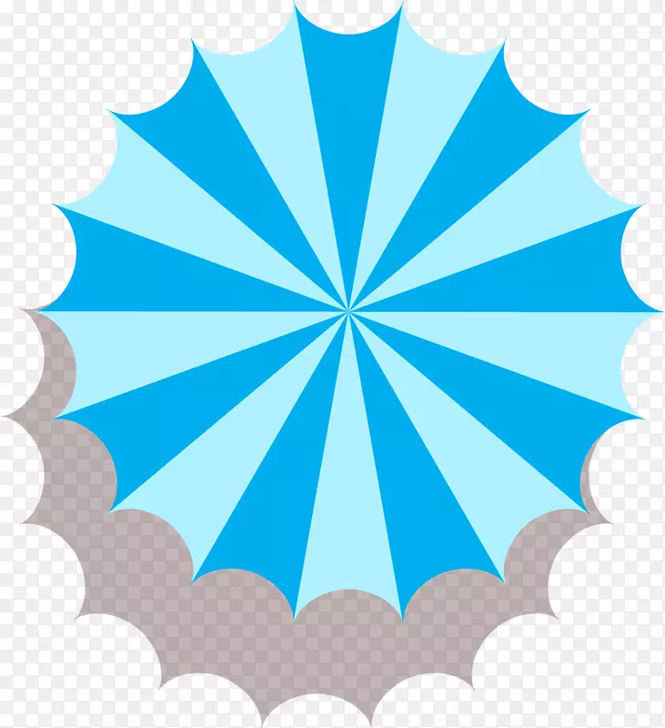 飞镖独角兽群运动分类广告-卡通俯瞰太阳伞
