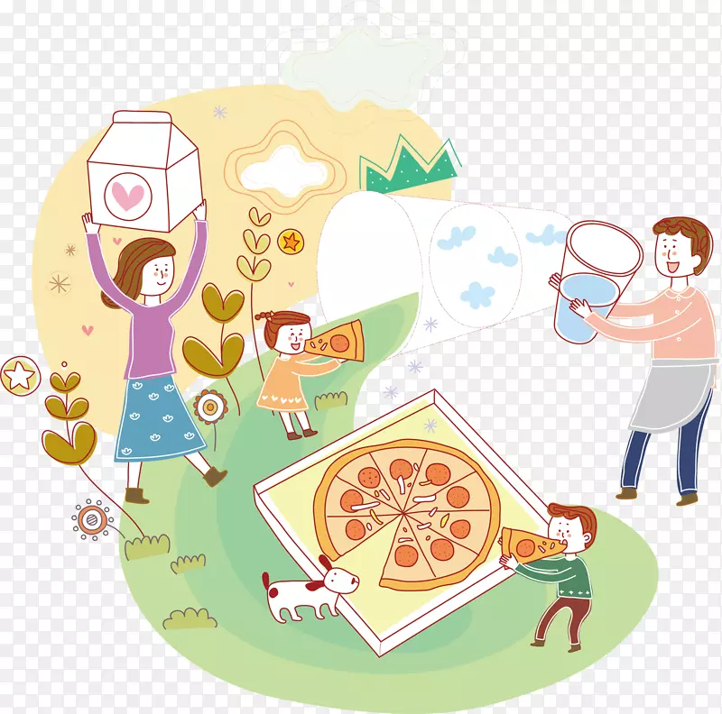 插图-家庭野餐