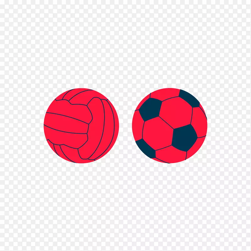 足球-两个足球