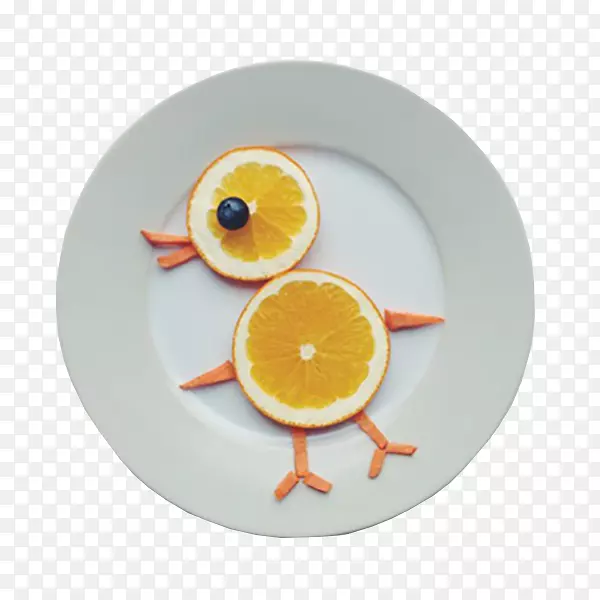 橘子鸭奥格里斯食物-橙色小黄鸭