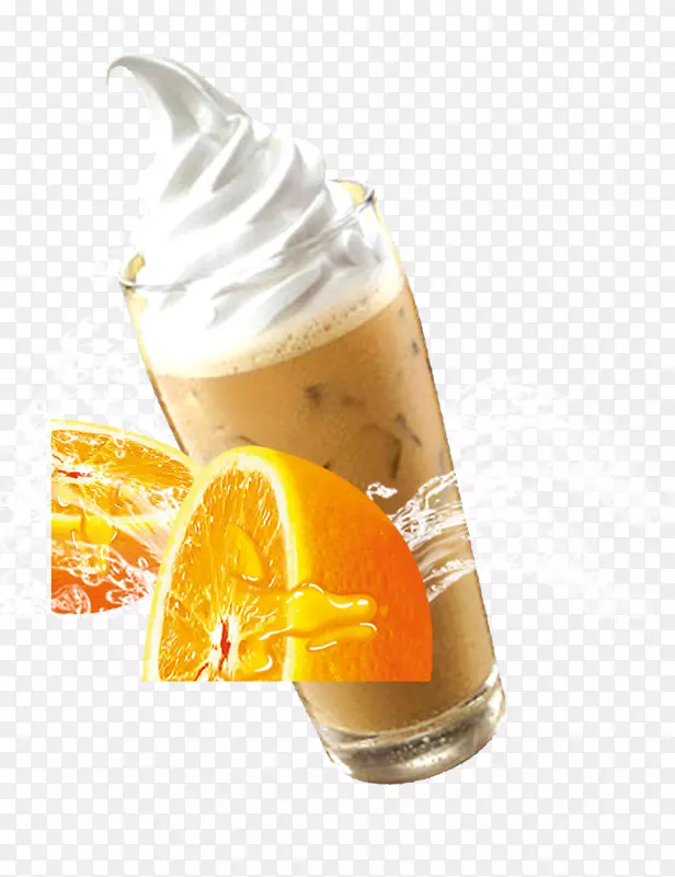 冰淇淋咖啡橙汁饮料-咖啡