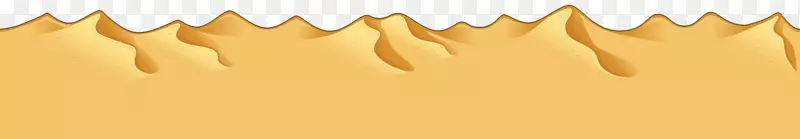 材料黄色下巴字体-沙漠山