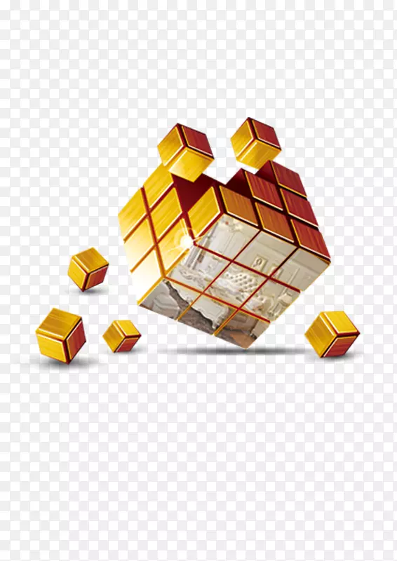 立方体三维计算机图形三维空间三维立方体
