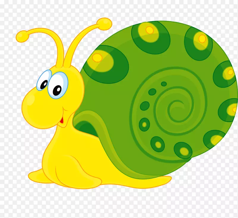昆虫蜗牛夹艺术.蜗牛