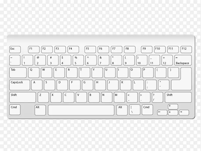 计算机键盘macintosh电脑鼠标膝上型电脑剪贴画键盘
