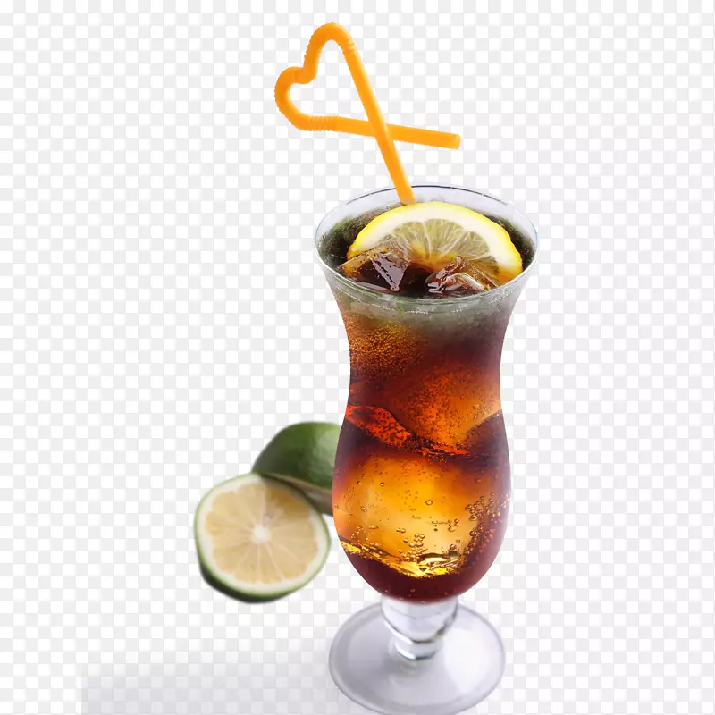 朗姆酒和可乐长岛冰茶灌木丛柠檬水冷冻柠檬茶红茶柠檬