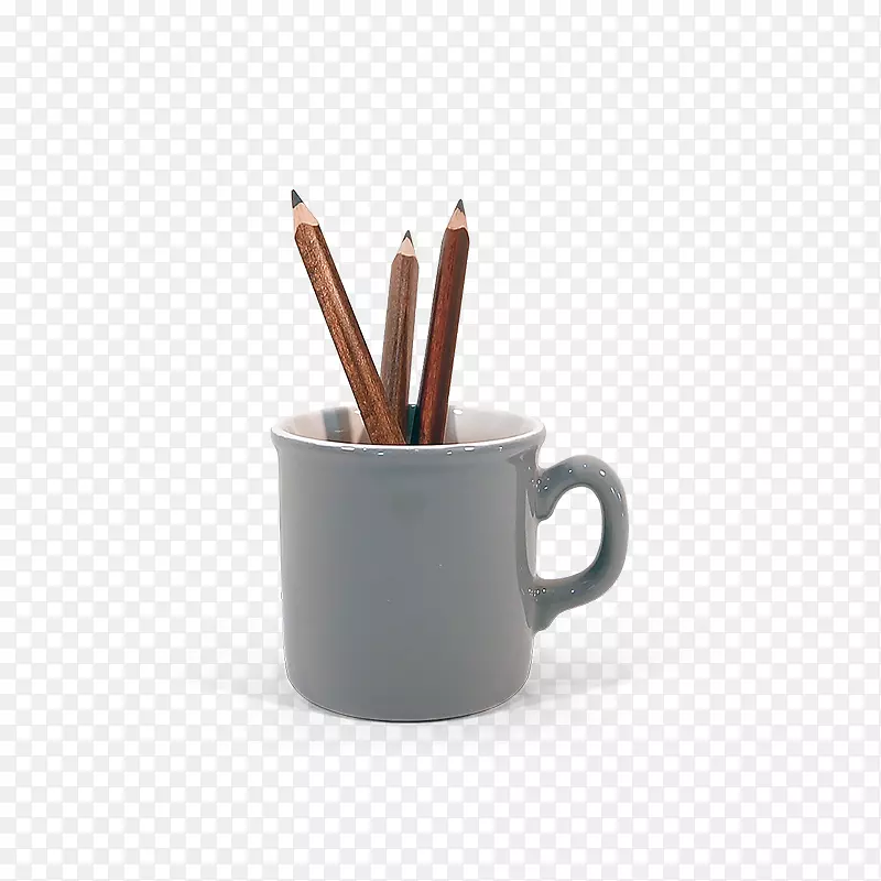 咖啡杯陶瓷铅笔杯