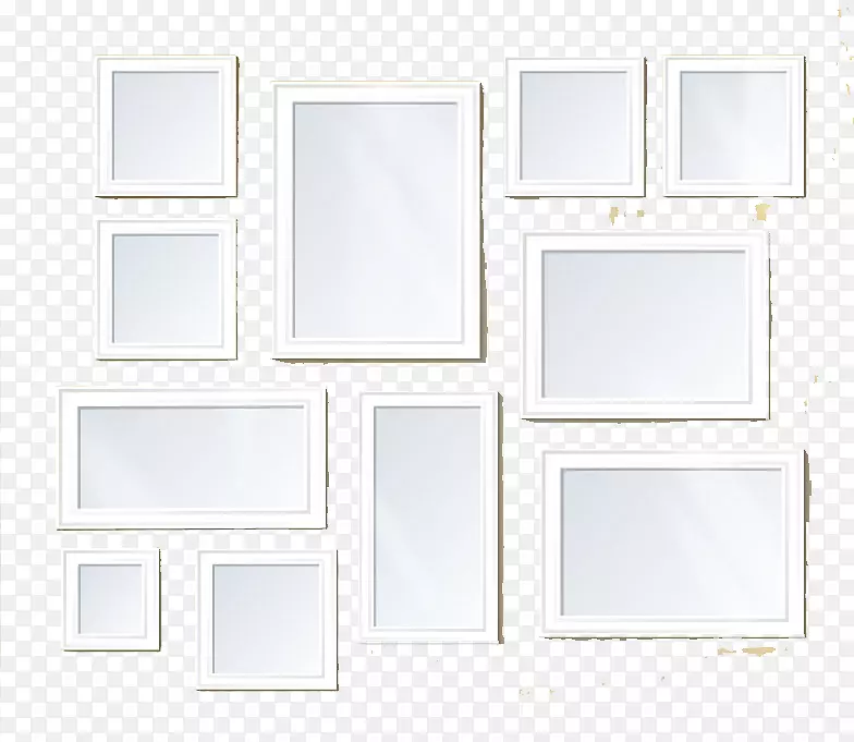 地板画框广场公司-白色框架