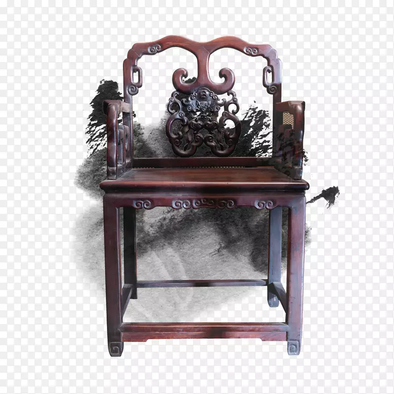 椅桌家具-中式古董扶手椅