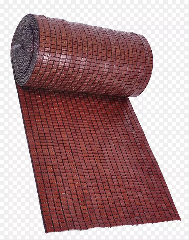 地板垫角-深红色竹垫