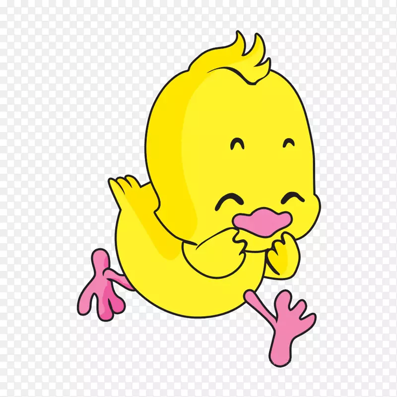 鸡画洛斯波利托斯动画剪辑艺术-运行它小鸡