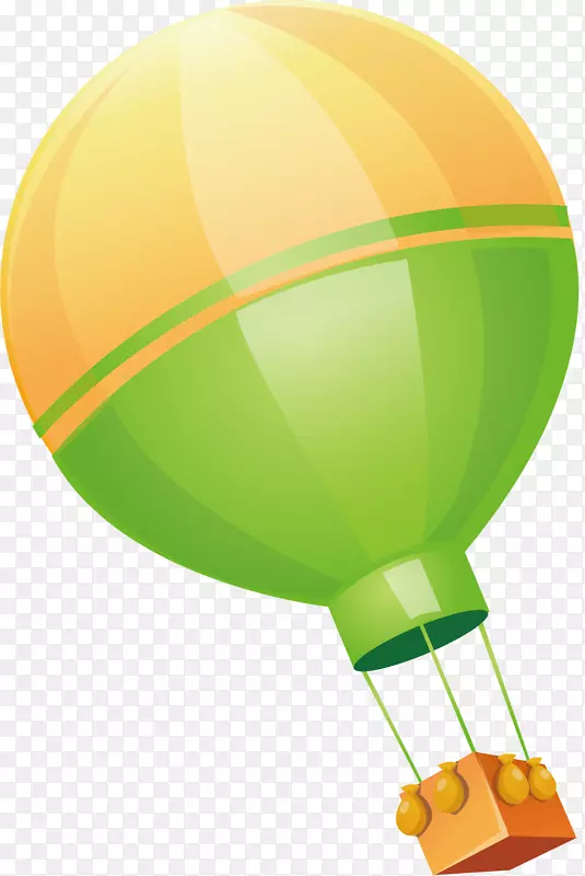 飞行热气球.热气球png单元