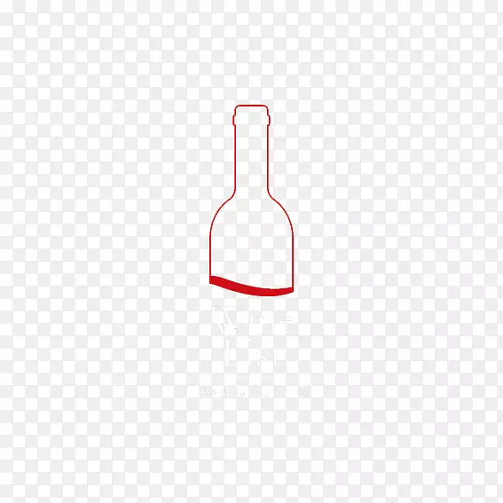 玻璃瓶图案-葡萄酒菜单