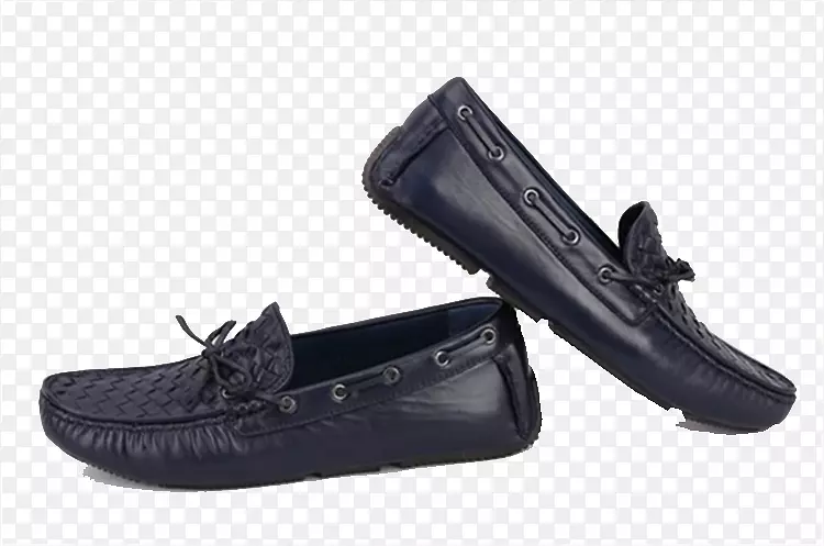 维琴察滑鞋皮革Bottega Veneta-黑色鞋