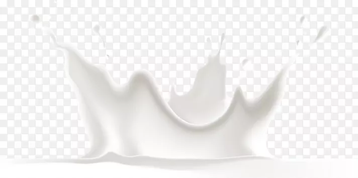 白纸图案-牛奶