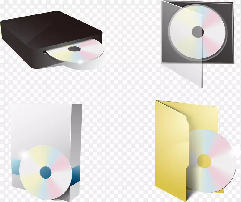 光盘cd-rom图标-cd模型
