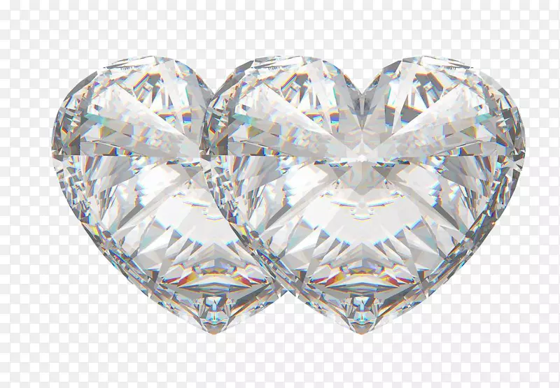 钻石婚礼-钻石双心