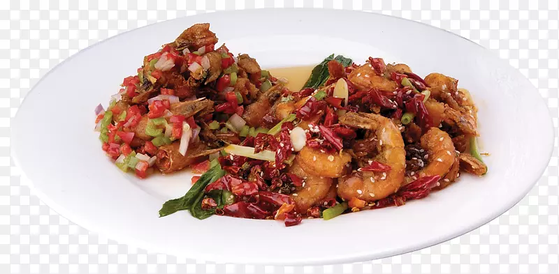 川菜素食食谱-四川式油炸虾