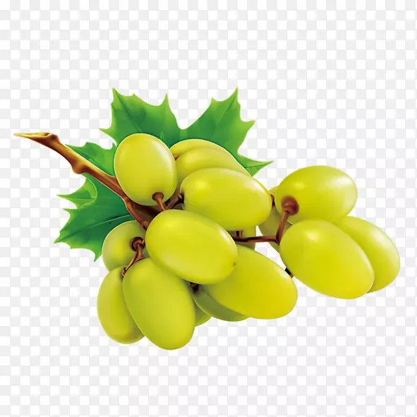 葡萄汁水果食品新鲜绿色葡萄