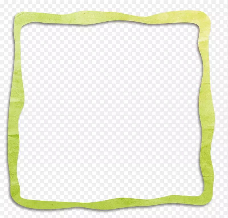 材料绿色图案-框架图标，框架，不规则边界