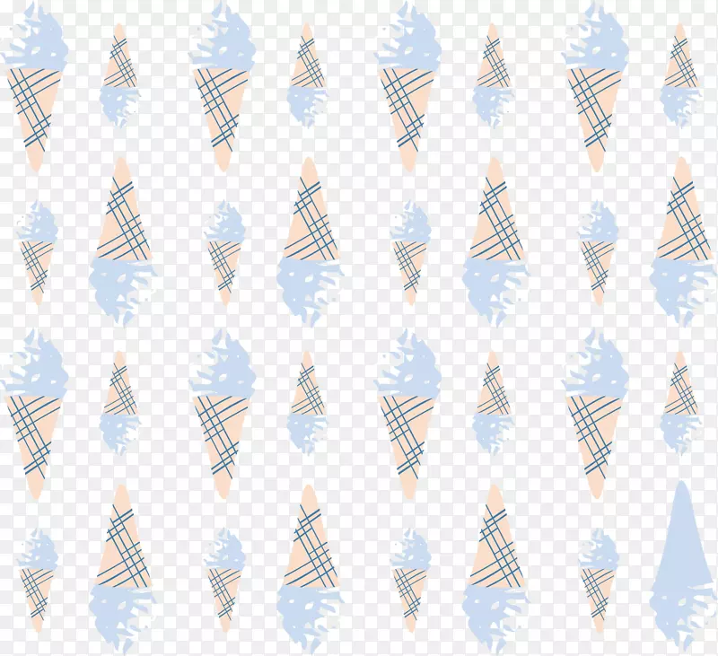 人体穿洞珠宝人体字体-可爱的冰淇淋锥装饰遮阳图案