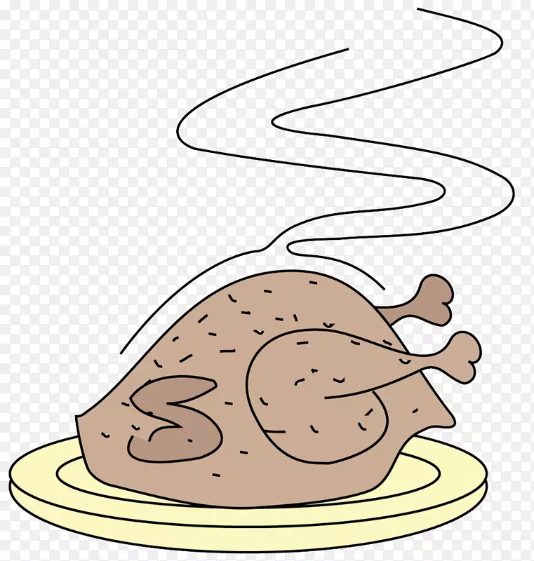 火腿烧烤鸡肉食品卡通-卡通鸡肉口味