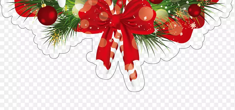 糖果手杖圣诞老人圣诞礼盒圣诞蝴蝶结装饰材料