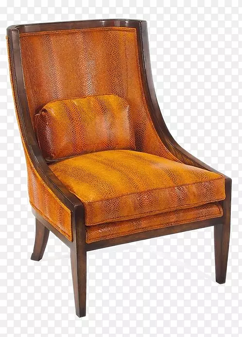 沙发俱乐部椅子室内设计服务-单人红色蛇皮高背沙发休闲