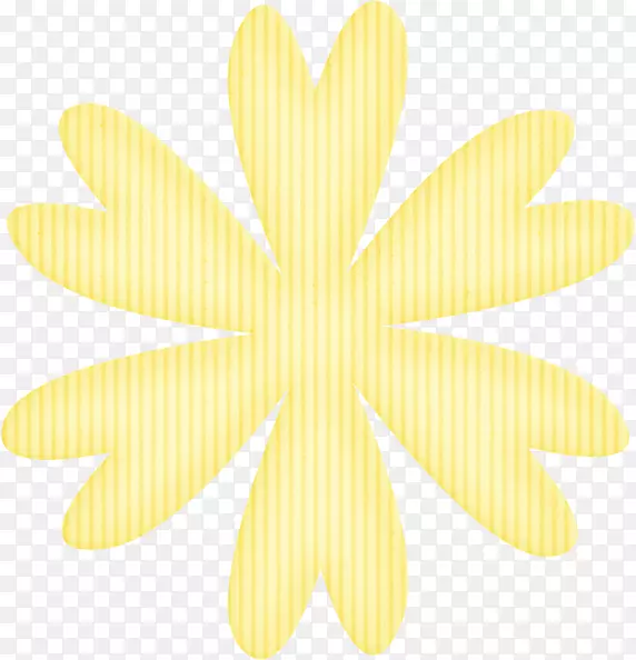 花瓣黄色图案-花卉装饰图案