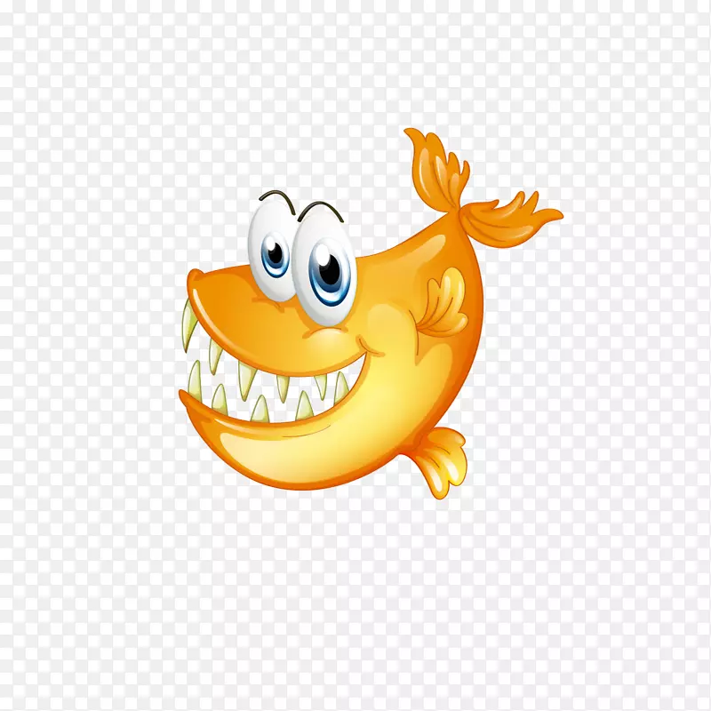 食人鱼卡通-黄牙鱼