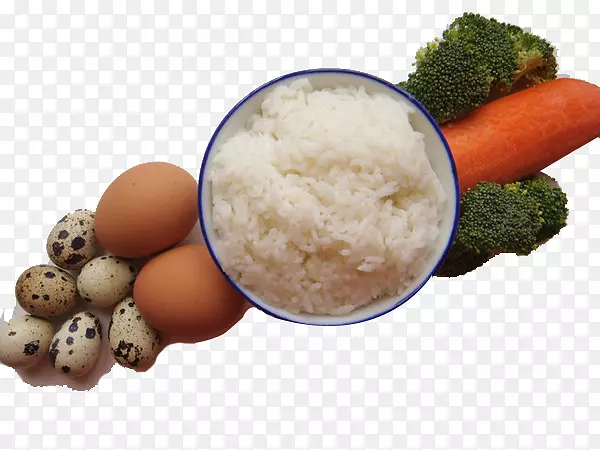 亚洲菜，蛋滴汤，鹌鹑蛋-新鲜白米