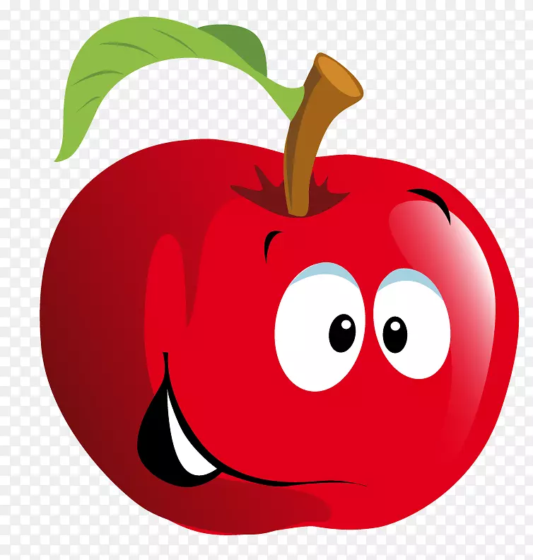 苹果t恤水果卡通红苹果