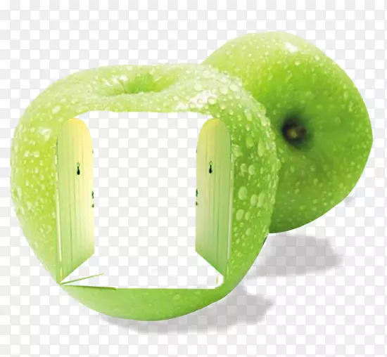 史密斯奶奶苹果-创意绿色苹果