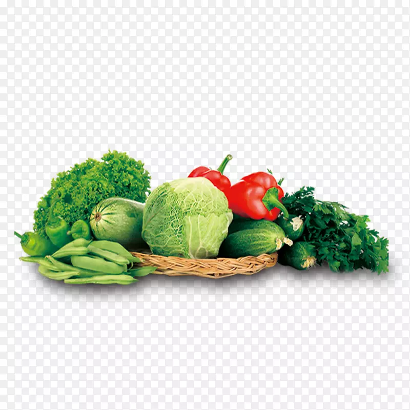 贝尔胡椒叶蔬菜卷心菜绿色蔬菜材料