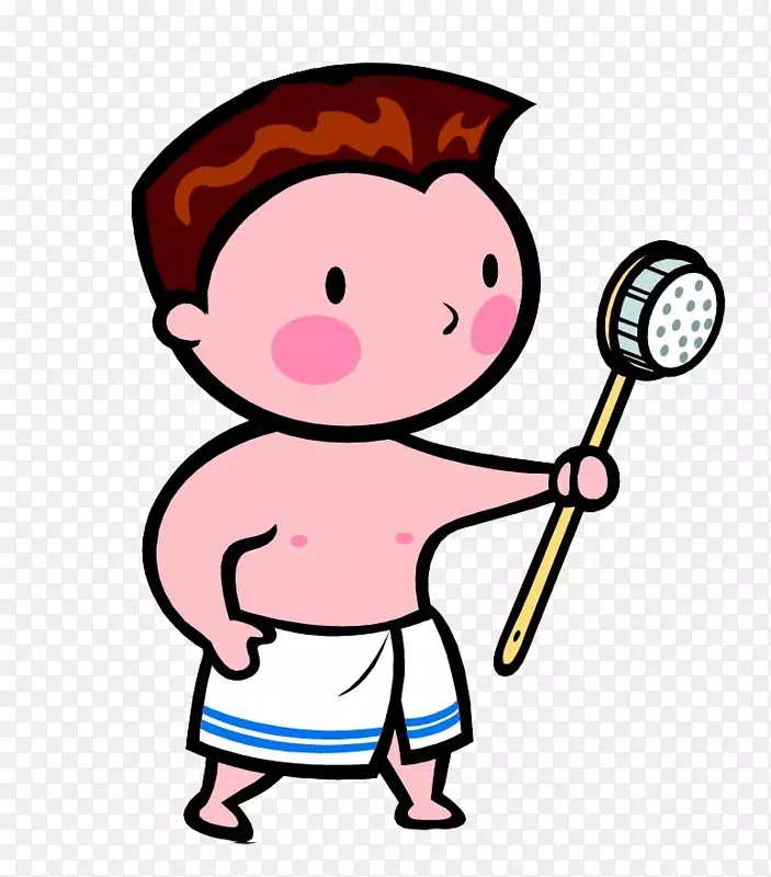 沐浴卡通动画-洗澡你的婴儿照片