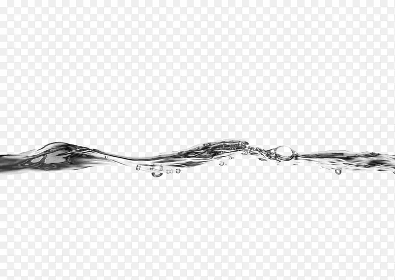 水滴-简单的黑白水装饰图案