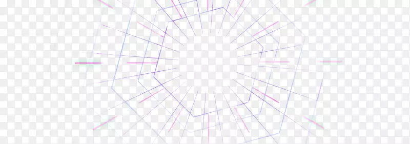 绘制白色圆形区域图案.紫色新鲜线条光效应元素