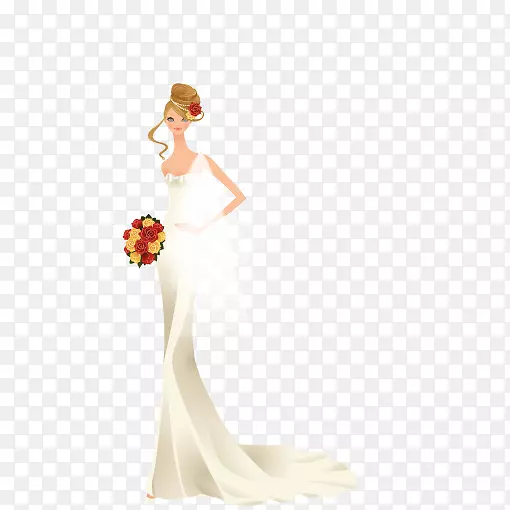婚纱新娘-元素婚礼模型