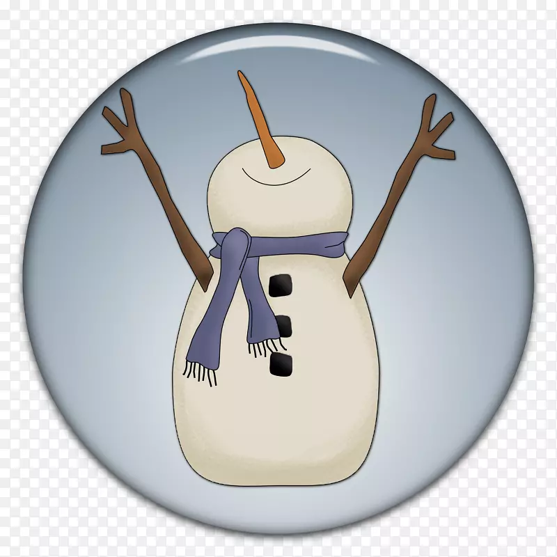 雪人冬季教师-雪人装饰图案