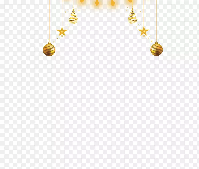 黄色人体穿孔珠宝人体-圣诞金球装饰材料
