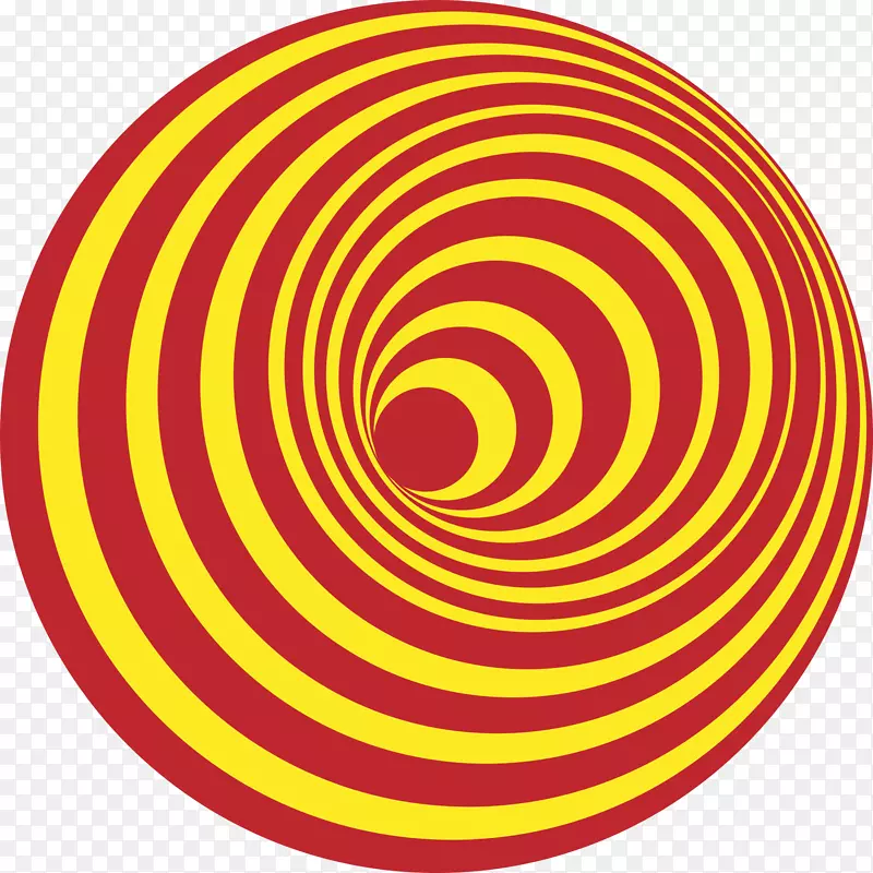 圆三维计算机图形象素-彩色条纹螺旋