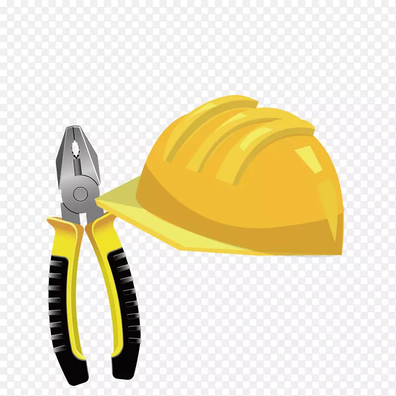 工具黄色钳子下载-帽子工具结构