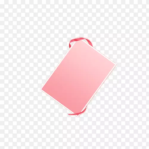 矩形粉红色带边框