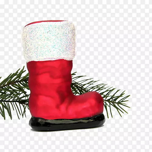 鞋雪靴圣诞用品摄影.圣诞节鞋