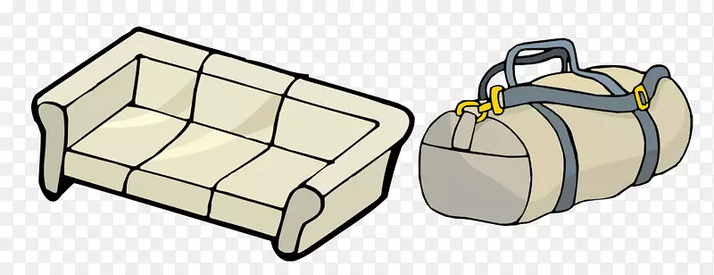 卡通家具沙发-灰色沙发