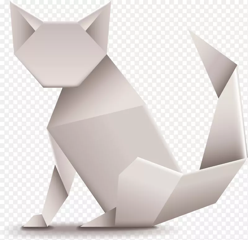 猫小猫折纸插图折纸猫