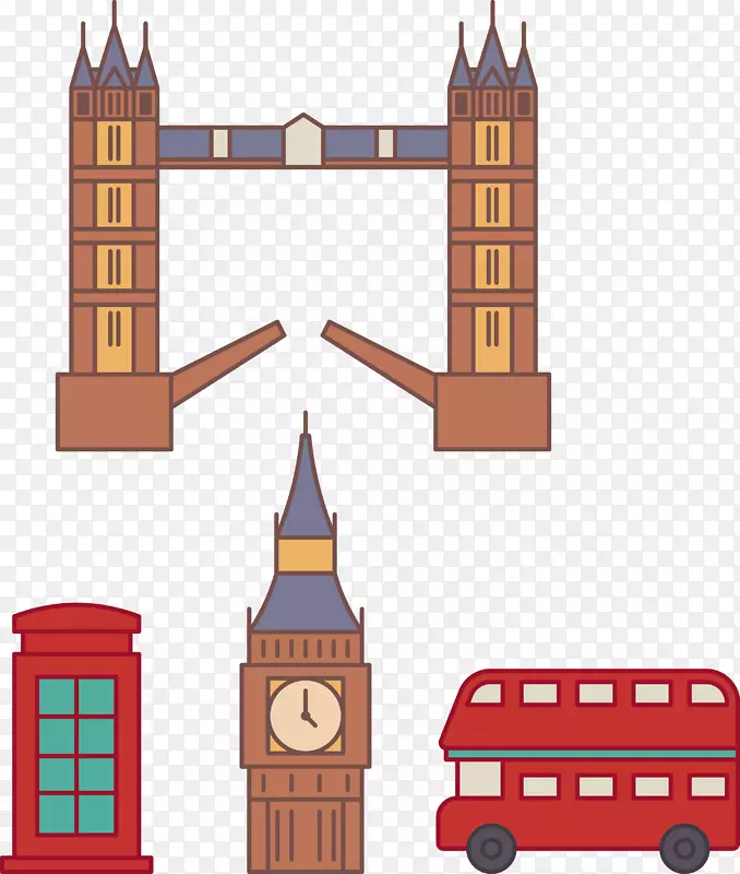 英国图标-城市建筑