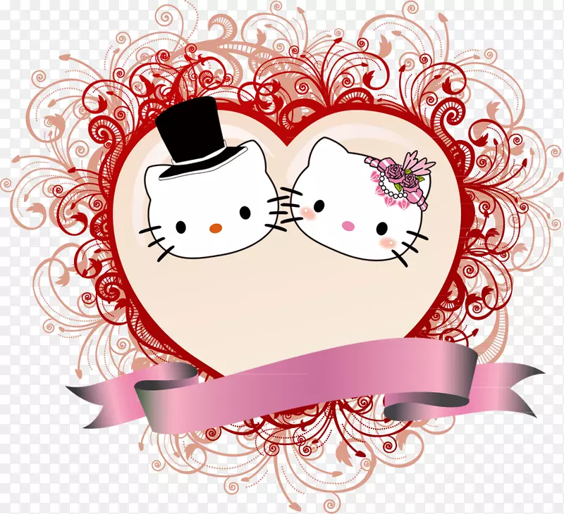 心脏版税-免费摄影插图-婚礼标志