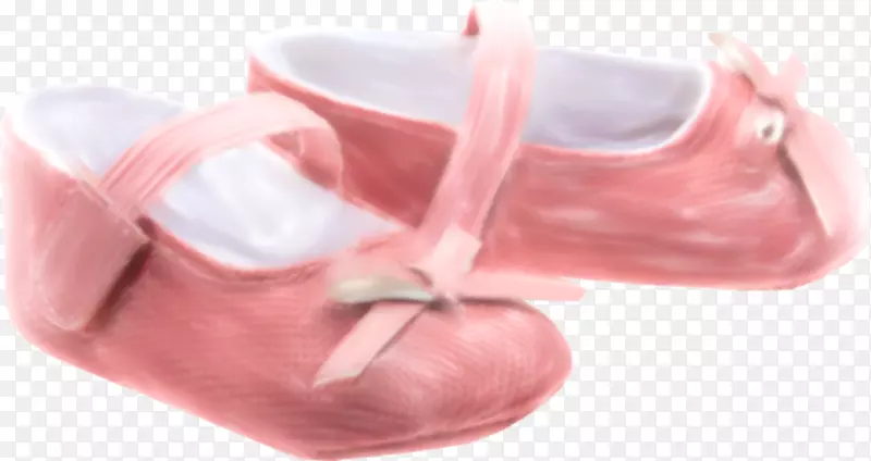 鞋带结夹艺术-粉红色鞋